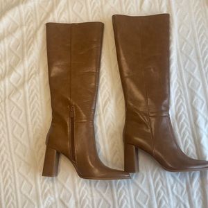 high brown boots